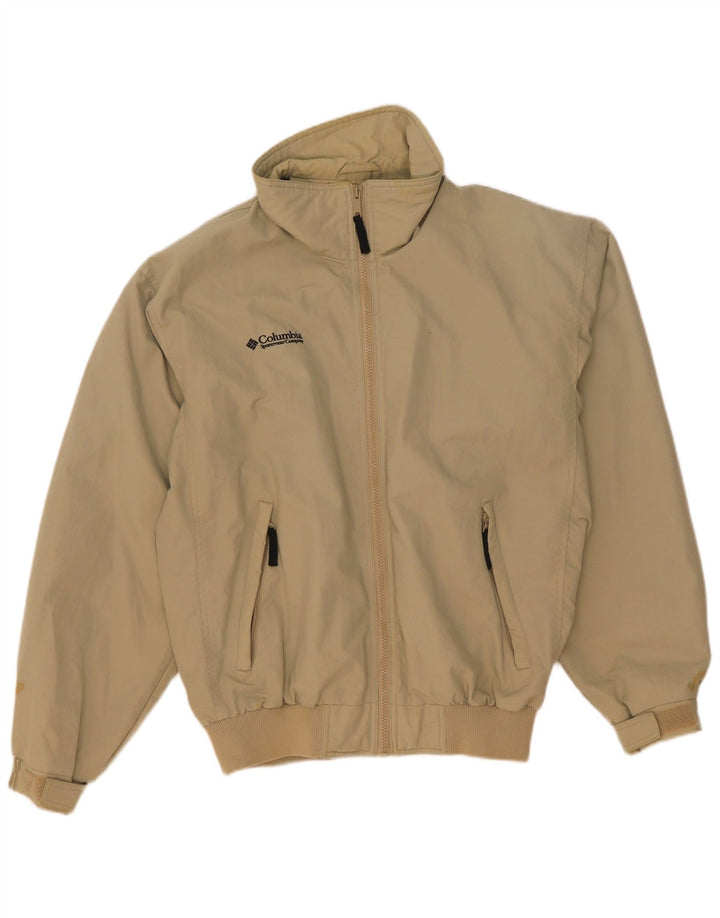 Columbia Regnjakke til mænd UK 36 Small Beige Nylon