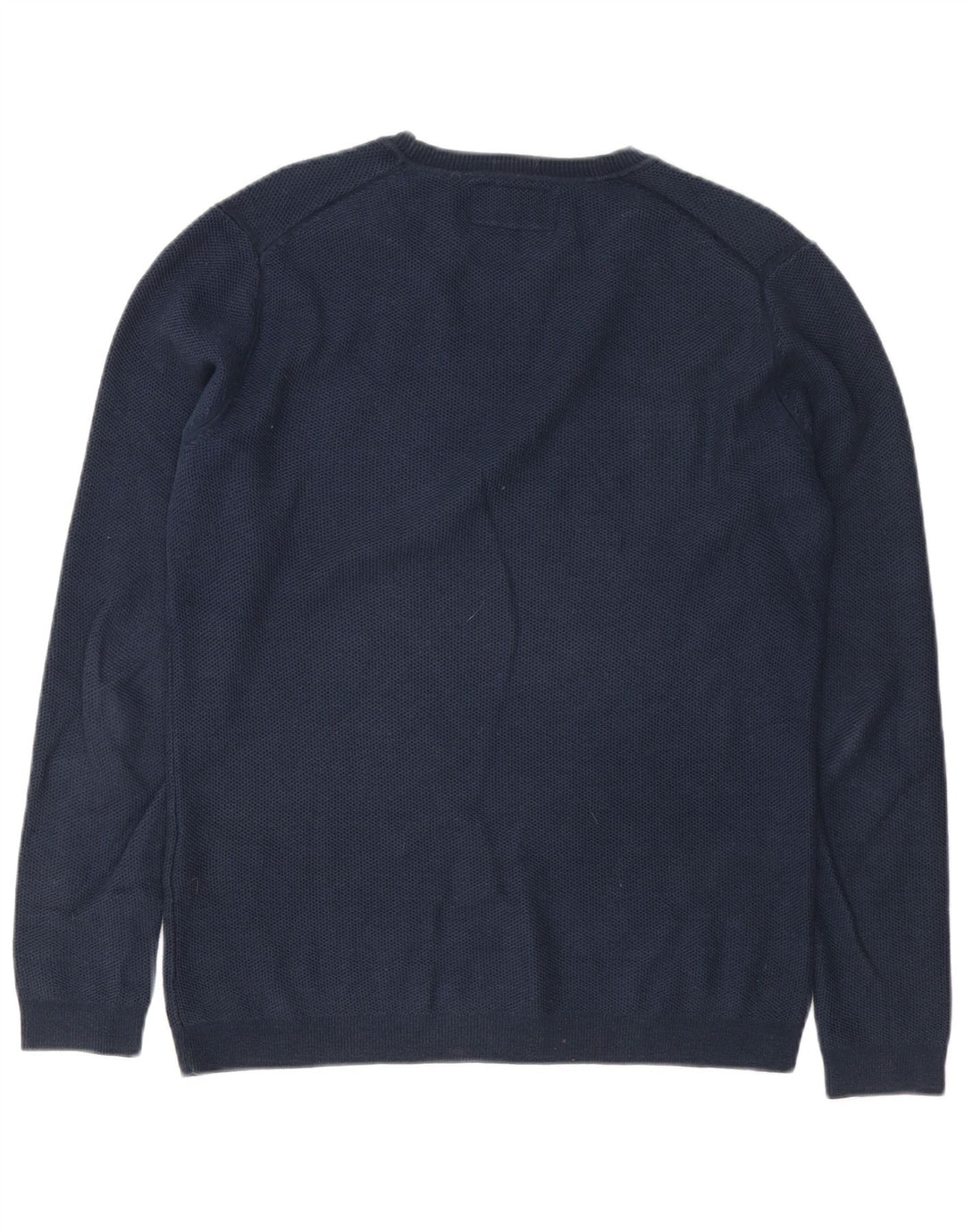Superdry Herre sweater med rund hals, lille marineblå bomuld