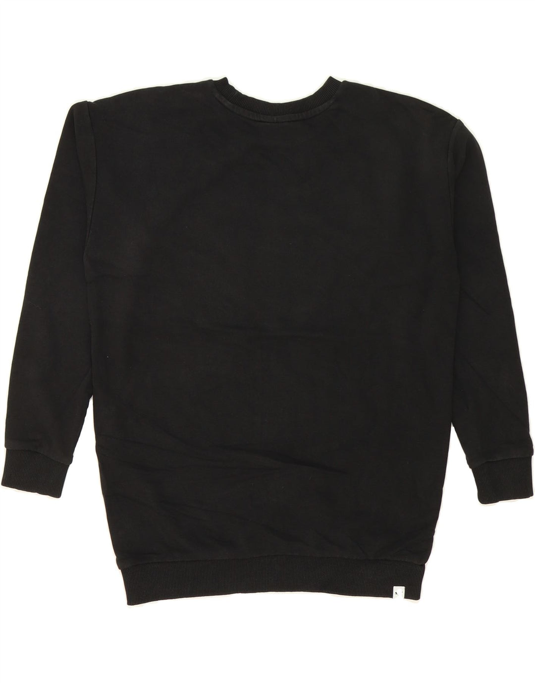 PUMA Womens Oversized Graphic Sweatshirt Jumper UK 10 Small  Black Cotton Vintage Puma and Second-Hand Puma from Messina Hembry 