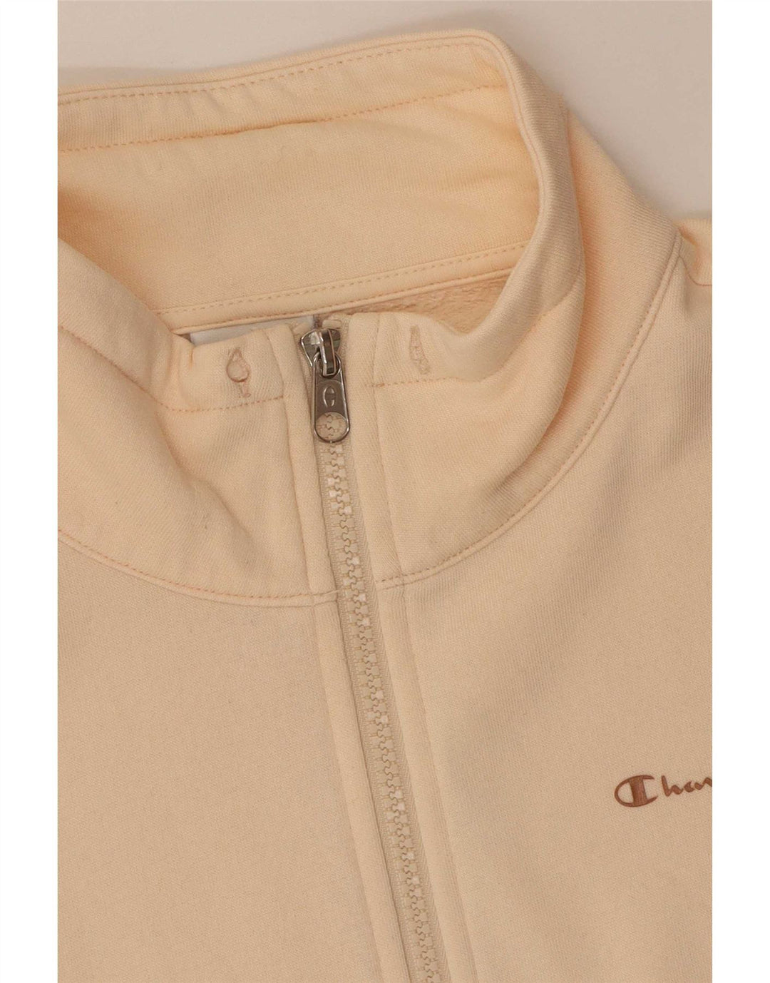 Champion Womens træningsdragt Topjakke UK 16 Stor Beige Bomuld