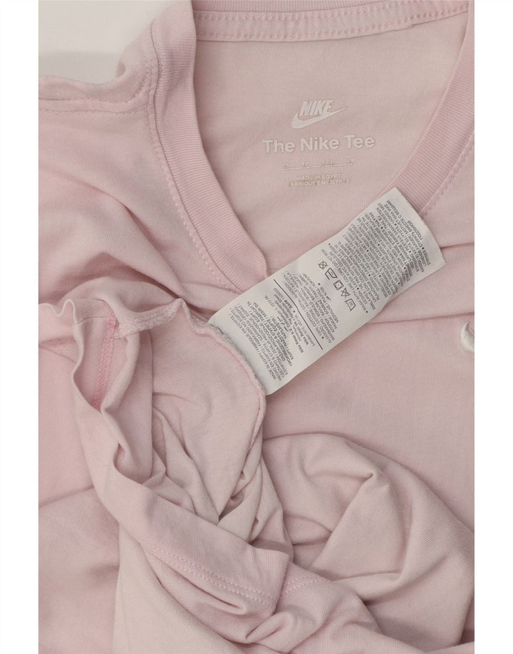 Nike herre T-shirt top XS Pink bomuld