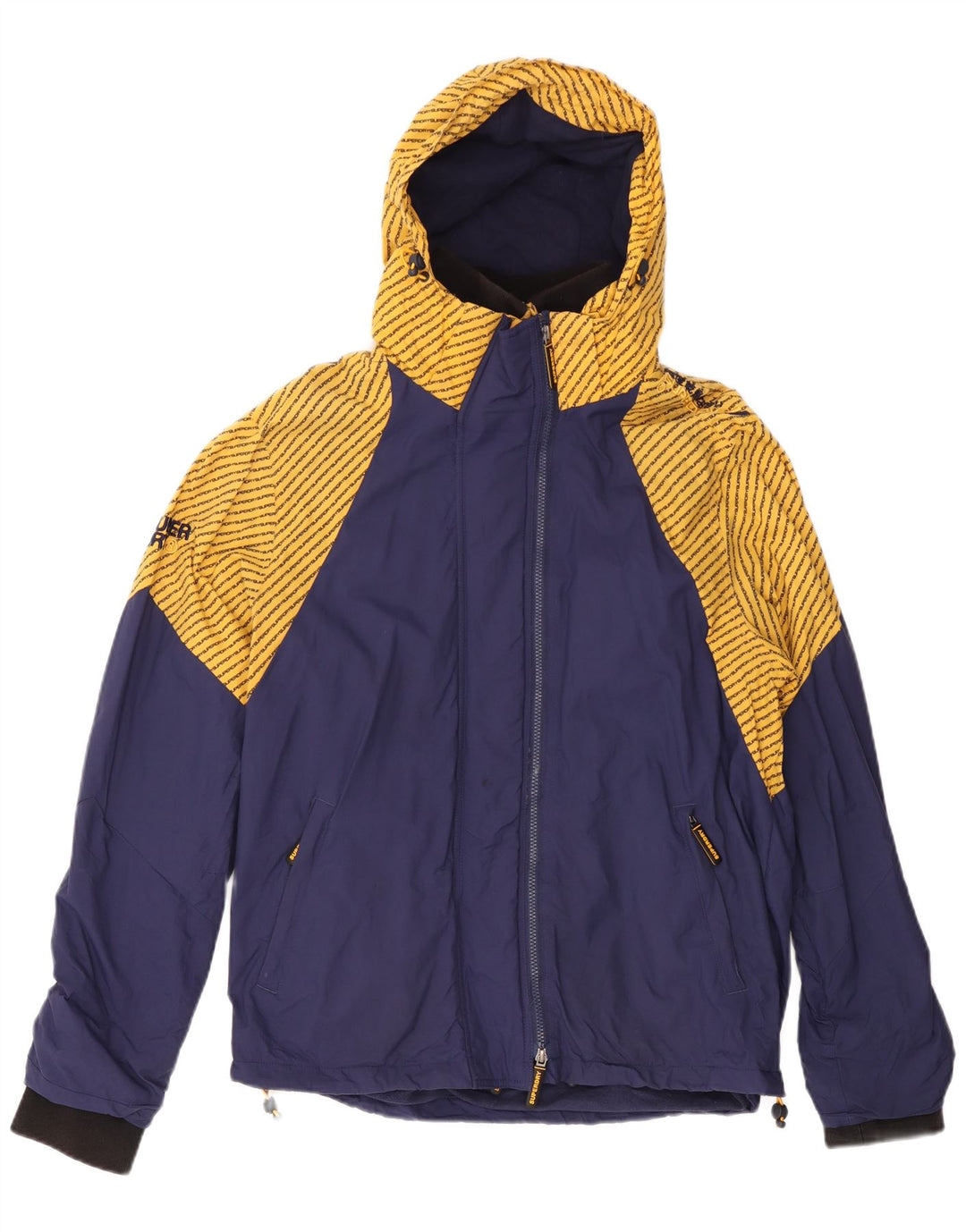 Superdry Windcheater Graphic Windbreaker Jacket UK 20 2XL Marineblå