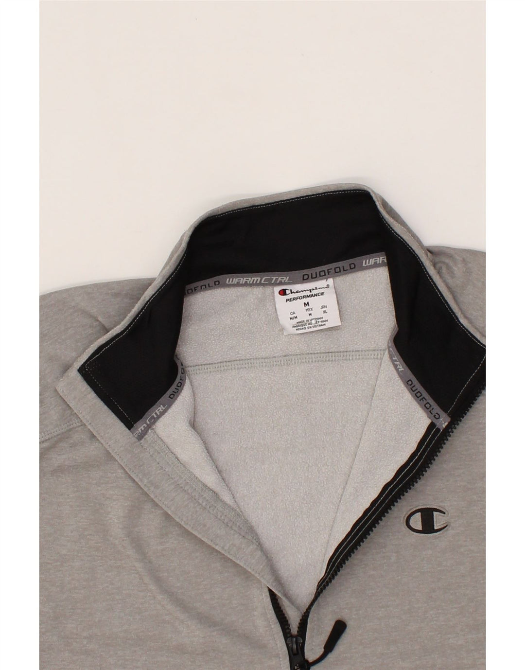 CHAMPION Mens Tracksuit Top Jacket Medium Grey Vintage Champion and Second-Hand Champion from Messina Hembry 