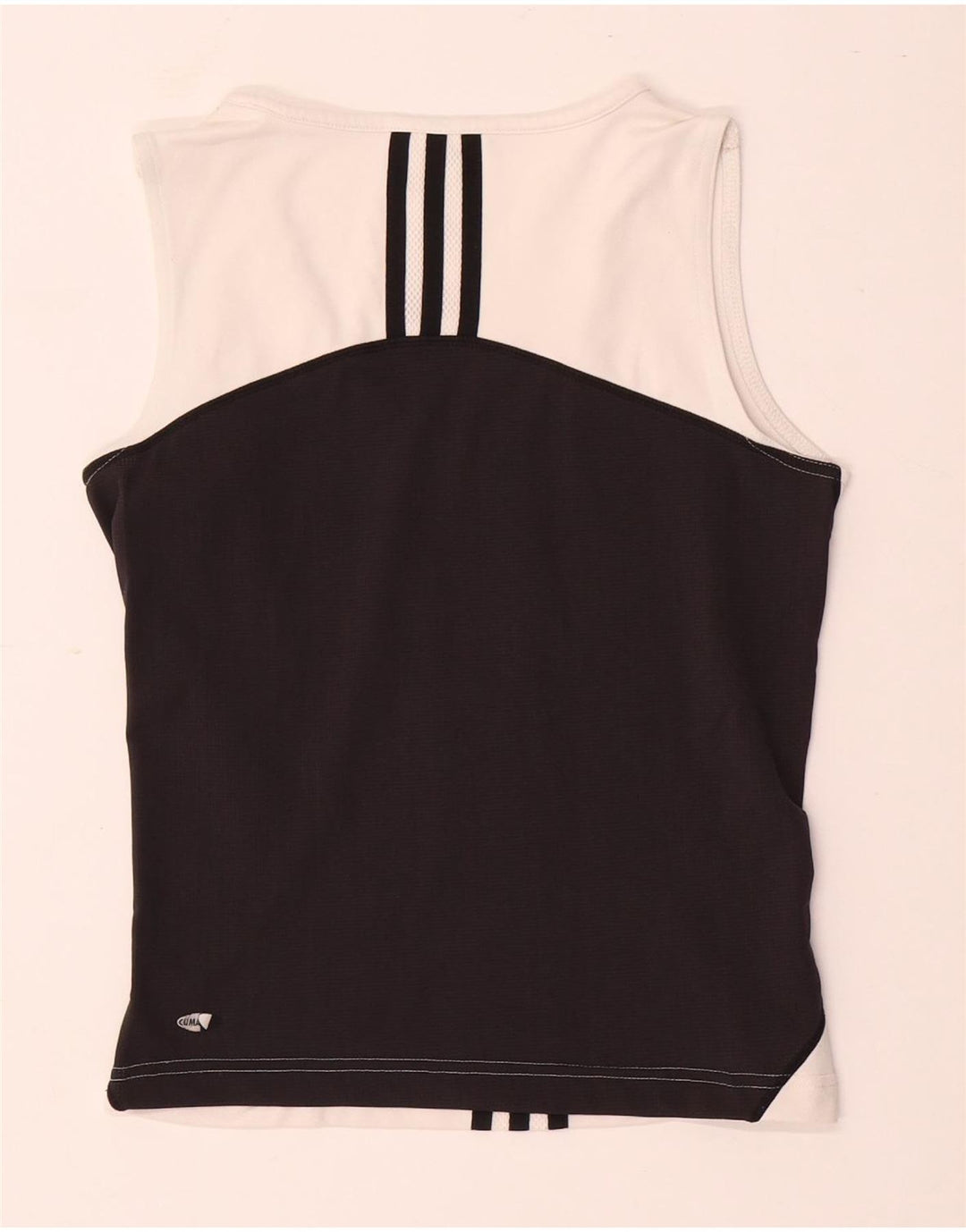 Adidas Dame Vest Top UK 12 Medium White Colourblock