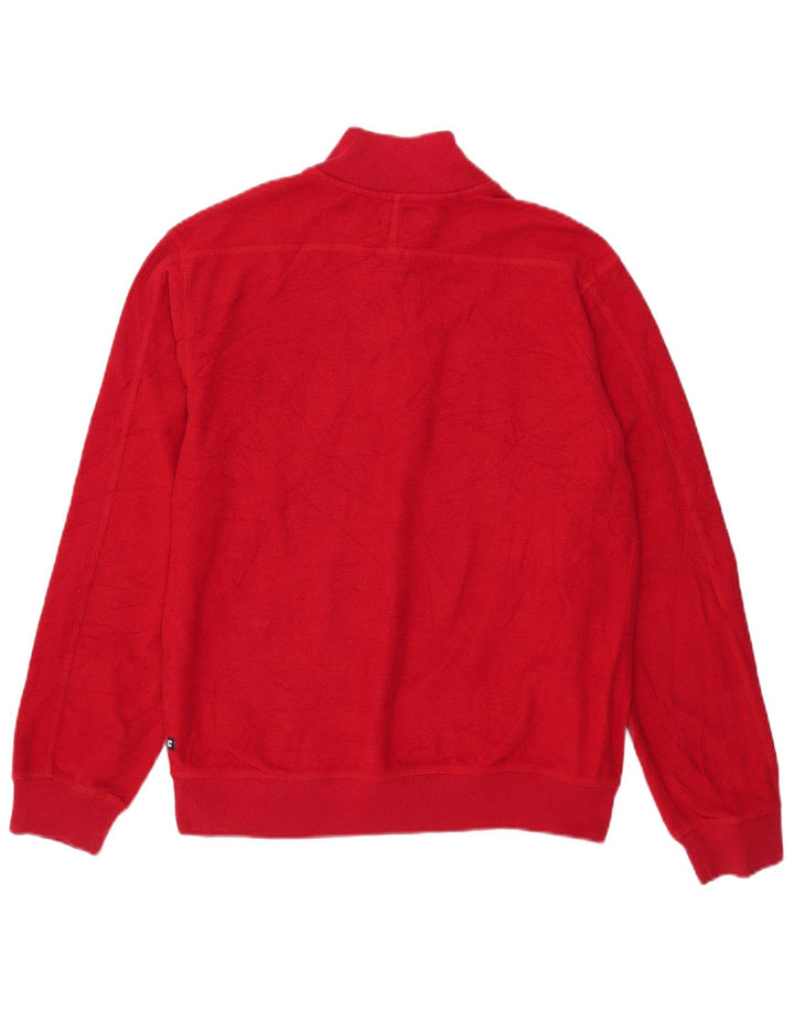 CHAPS Drenge Button Neck sweater 15-16 år XL Rød Colourblock