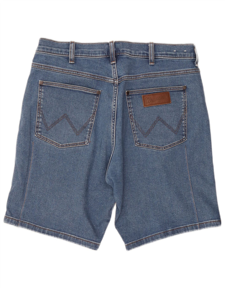 Wrangler Denim Shorts til mænd W34 Large Blue Bomuld
