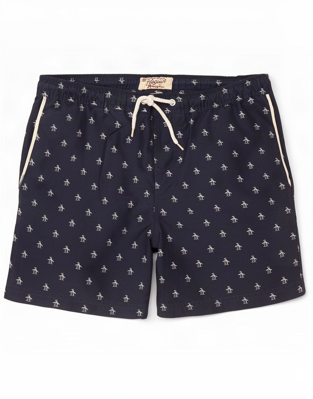 Penguin Herre grafiske svømmeshorts Medium Navy Blue