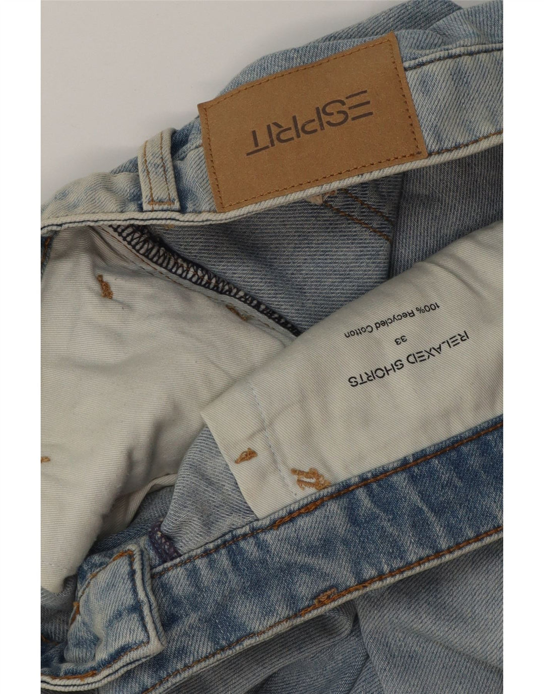 Esprit Herre Denim Shorts W33 Medium Blue Bomuld