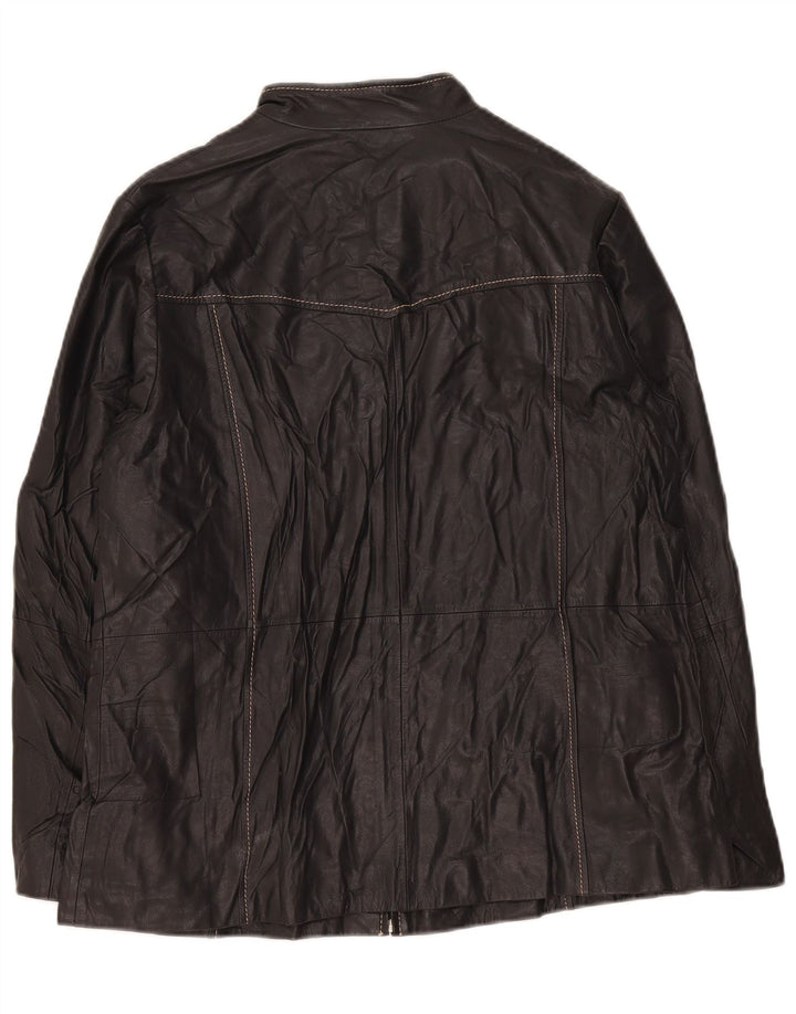 Persona Dame Læderjakke Størrelse 21 Medium Sort