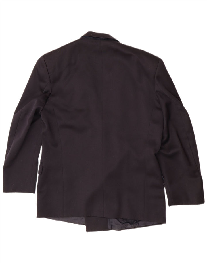 Hugo Boss Herre dobbeltradet blazerjakke EU 48 Medium Navy Blue
