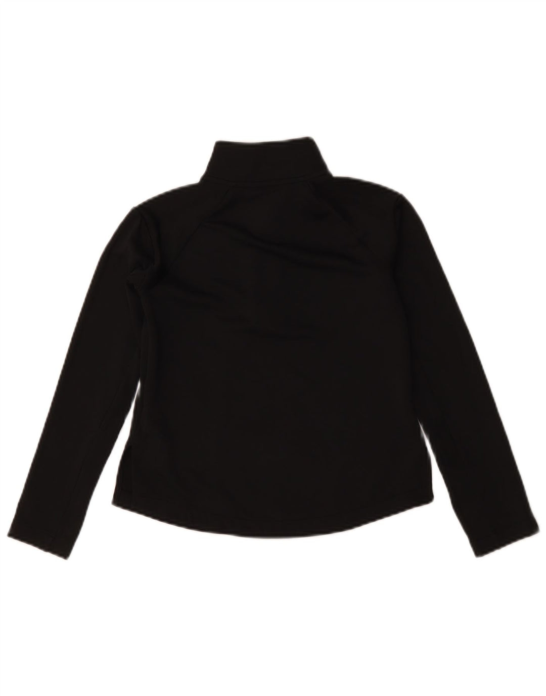 Nike Girls Dri Fit Pullover med lynlås-hals Træningsdragt Top 8-9 år Lille Sort