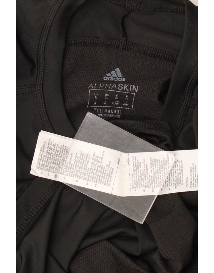 Adidas Dame Climacool Top Langærmet UK 18 XL Sort Polyester