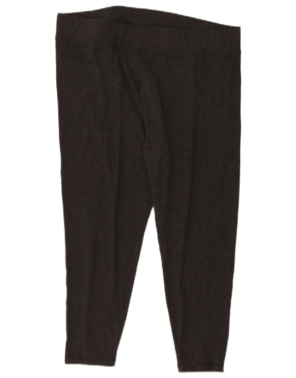MARKS & SPENCER Dame Leggings UK 22 3XL Grå Polyester