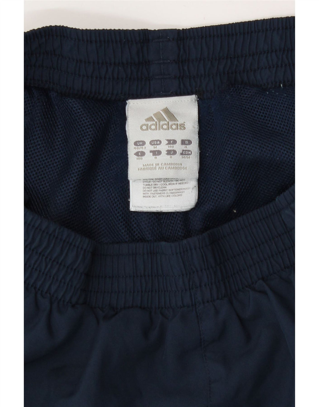 Adidas Træningsdragtsbukser til mænd UK 40/42 Medium Navy Blue Polyester