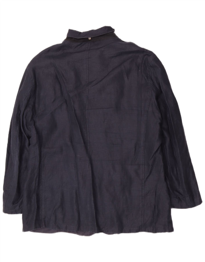 Massimo Dutti Herre Utility Jacket UK 40 Large Navy Blue
