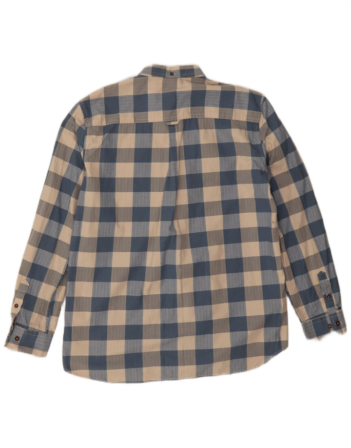 Ben Sherman drengeskjorte 14-15 år blå ternet bomuld