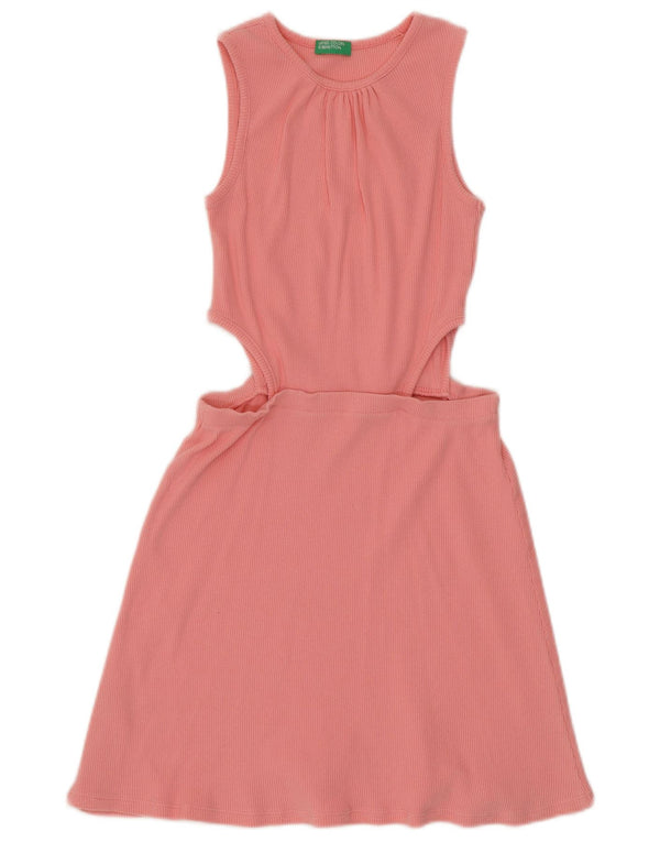 Benetton Girls Ærmeløs A-line kjole 11-12 år 2XL Pink