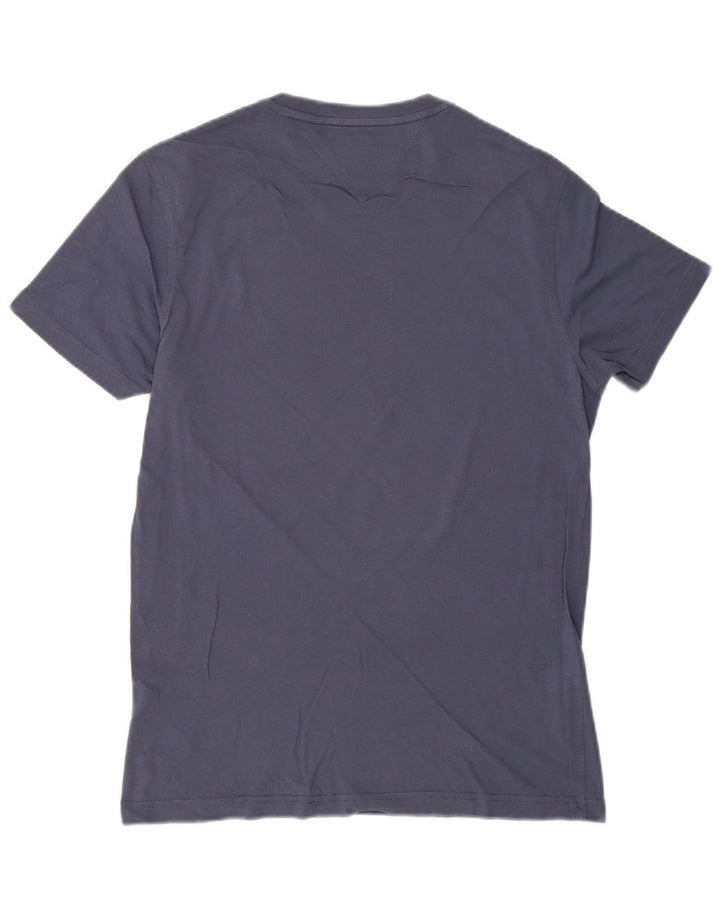 Tommy Hilfiger Herre T-shirt Top Lille marineblå bomuld