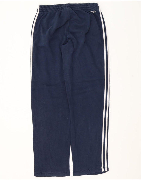 ADIDAS Herre Climalite træningsdragt Bukser UK 40/42 Medium Navyblå Bomuld