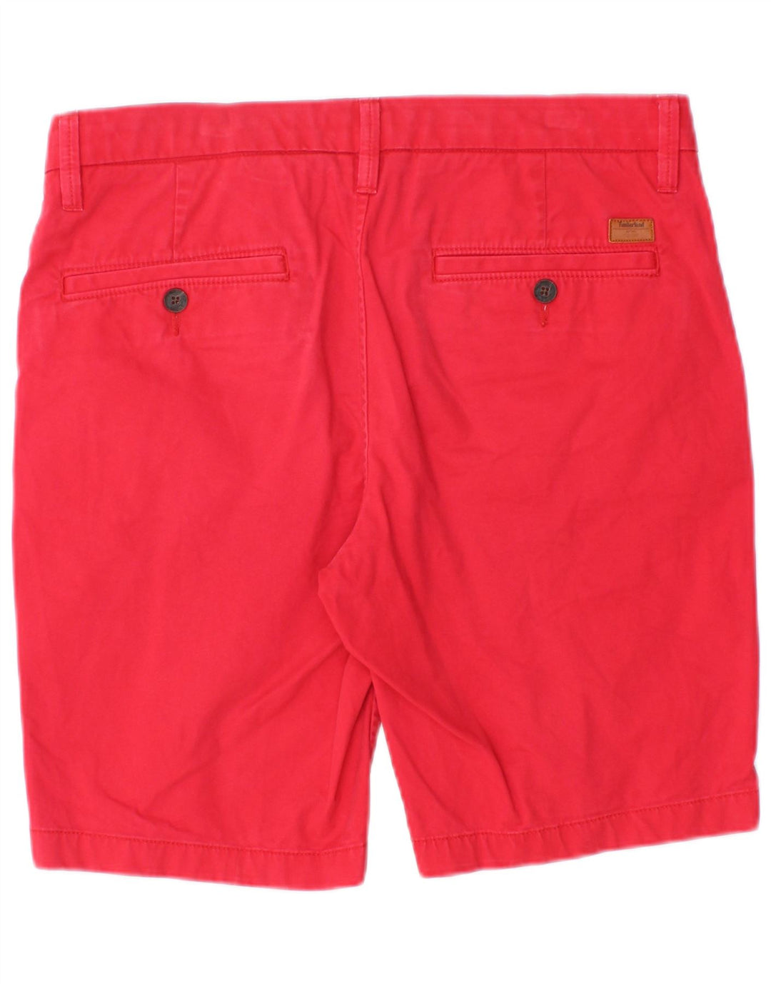Timberland Herre Chino Shorts W31 Medium Rød Bomuld