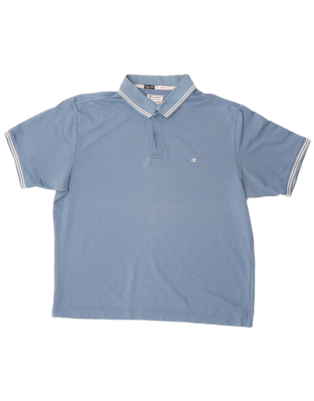 Champion Herre Easy Fit Polo Shirt Large Blue