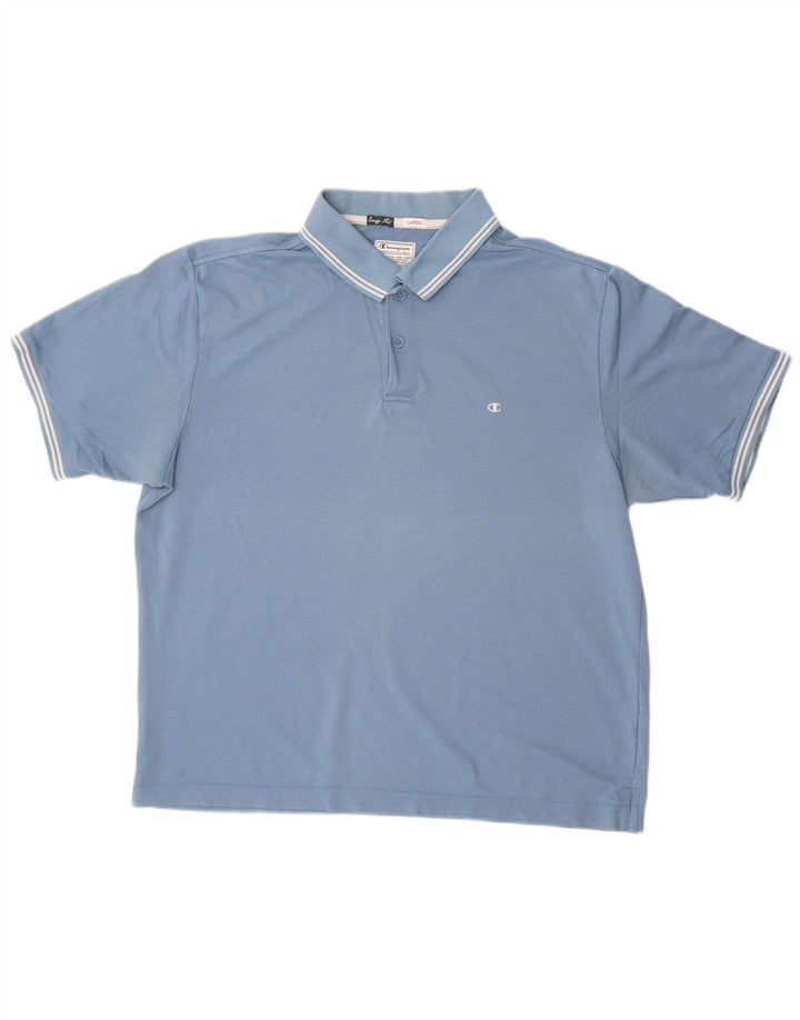 Champion Herre Easy Fit Polo Shirt Large Blue