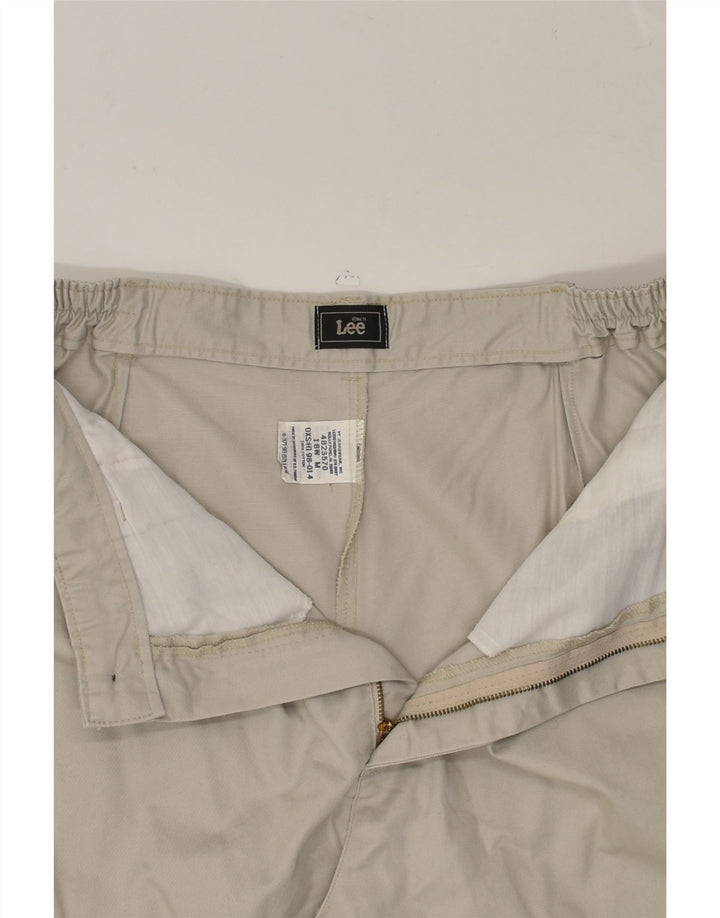 LEE Mens Pegged Chino Trousers US 18 2XL W36 L28 Beige Cotton | Vintage Lee | Thrift | Second-Hand Lee | Used Clothing | Messina Hembry 