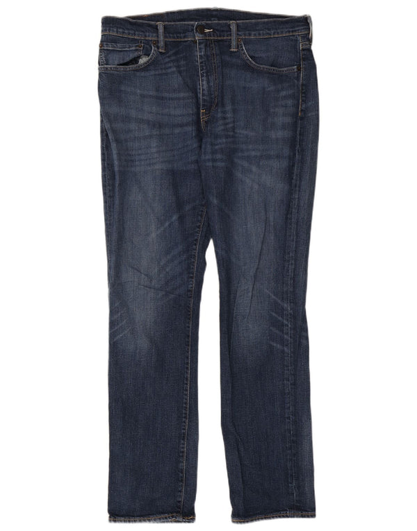Levi's Herre 511 Slim Jeans W36 L32 Marineblå Bomuld