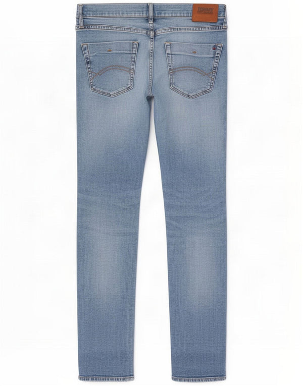 Tommy Hilfiger Slim Jeans til mænd W32 L34 Blue Cotton
