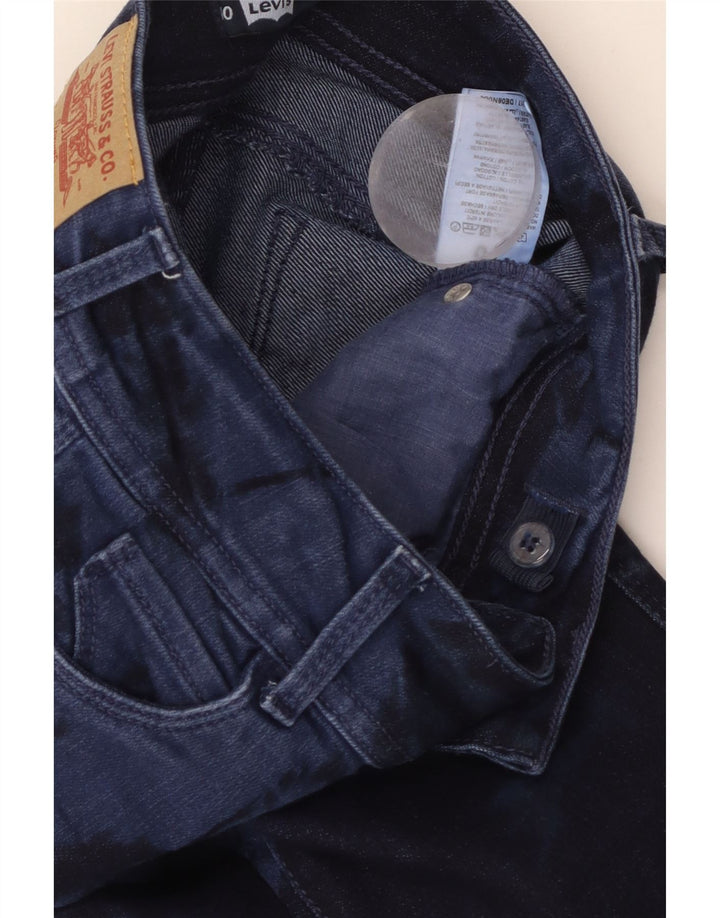 LEVI'S Slim Jeans til drenge 9-10 år Navy Blue Tie Dye Bomuld
