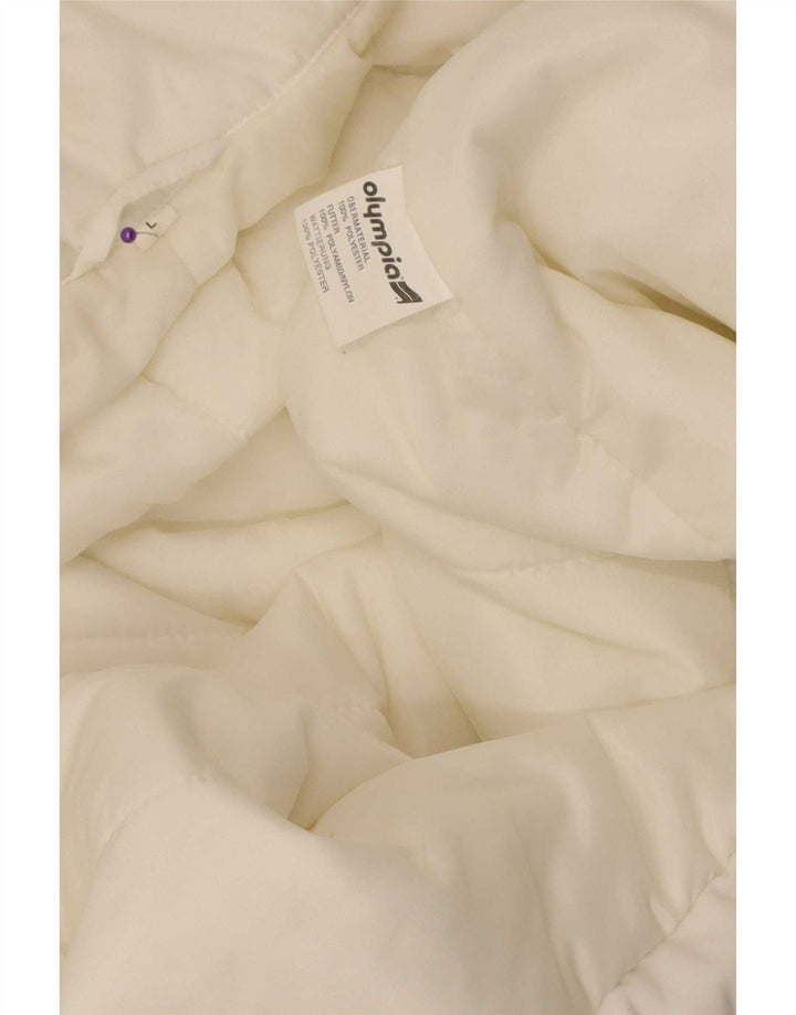 Olympia Herre Utility Gilet UK 40 Large White Polyester