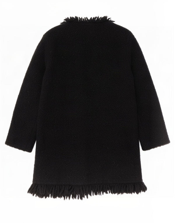 Marella Womens Open Overcoat UK 16 Large Black