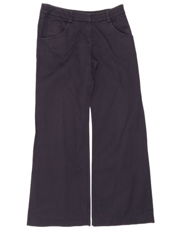 Max & Co. Fritidsbukser med brede ben til kvinder UK 8 Small W28 L28 Marineblå
