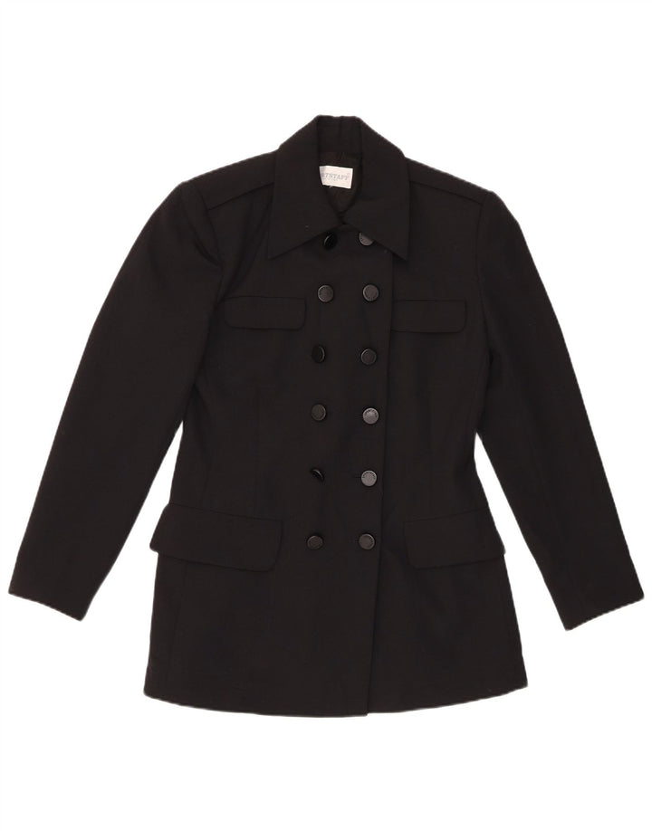 SPORTSTAFF Dame Longline Blazer Jacket UK 12 Medium Black