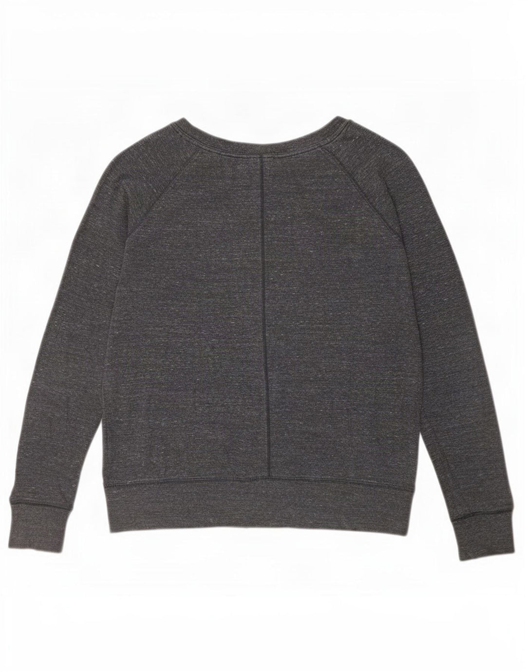 Nike Dame Sweatshirt Jumper UK 14 Medium Grey Flecked