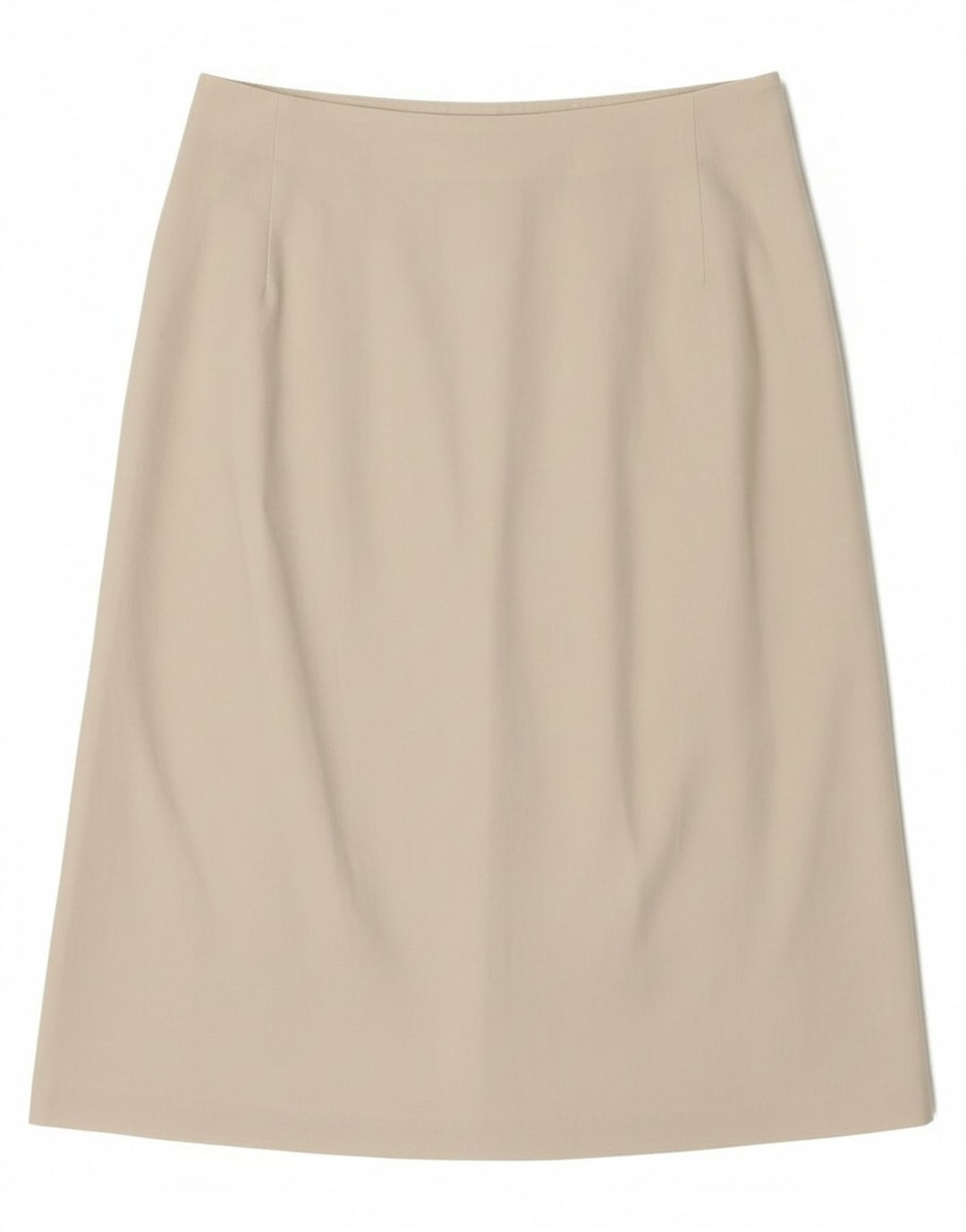 Benetton Dame A-Line Nederdel IT 42 Medium W28 Hvid Bomuld