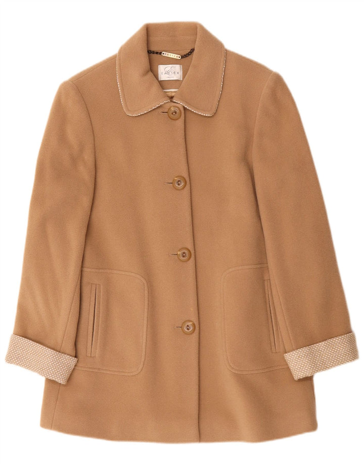 Eastex Dame Oversized Overfrakke UK 10 Lille Beige Polyamid
