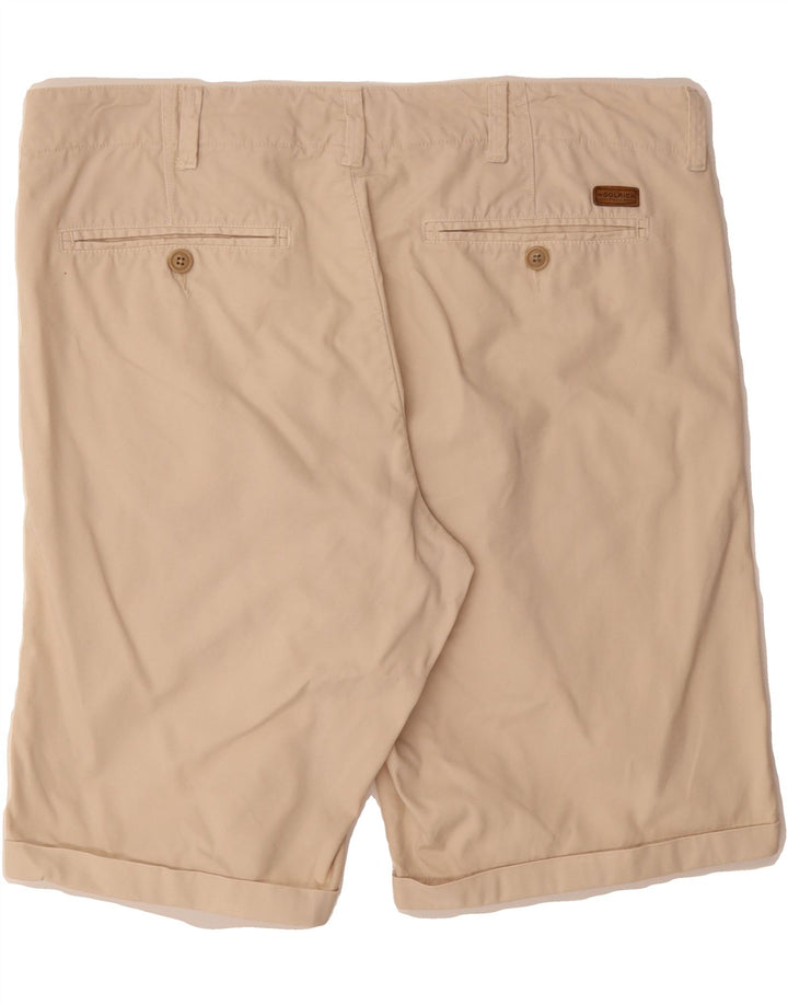 WOOLRICH Mens Bermuda Shorts W32 Medium Beige Cotton Vintage Woolrich and Second-Hand Woolrich from Messina Hembry 