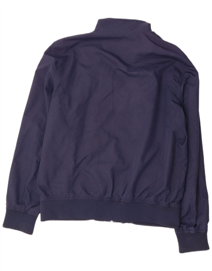 Dacks Herre Bomber Jacket UK 44 2XL Navy Blue Polyester