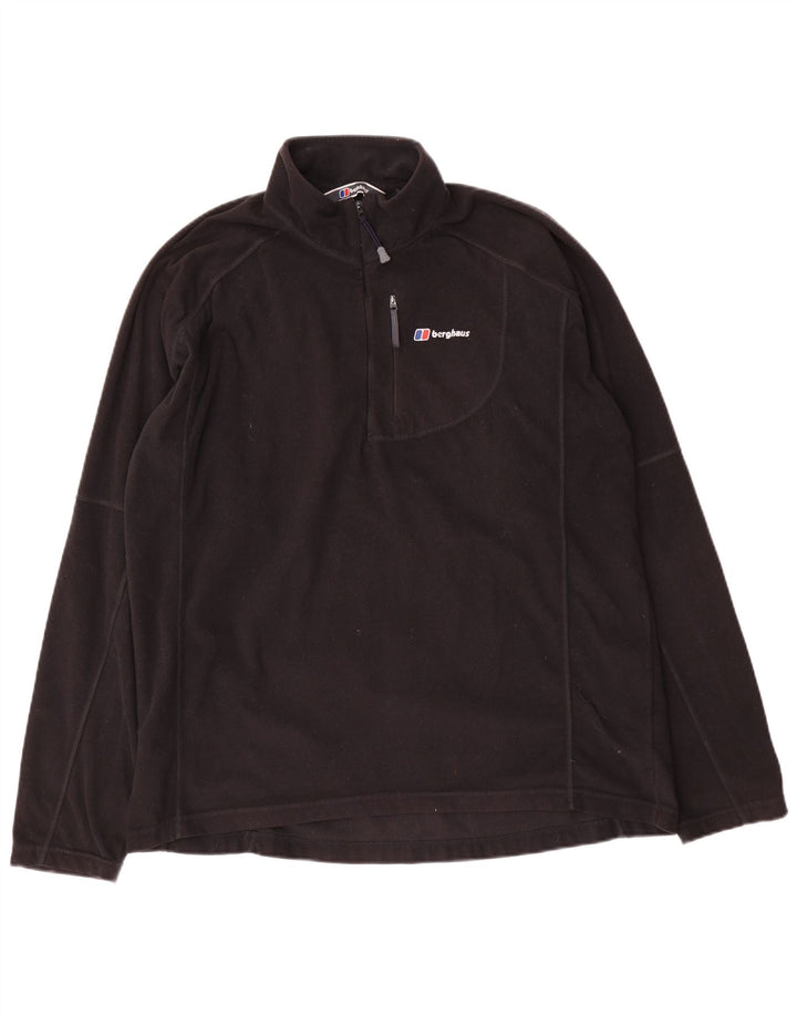 Berghaus Herre Fleece Jumper med lynlås XL Sort Polyester