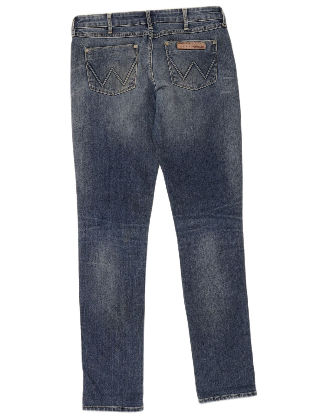 Wrangler Dame Molly Slim Jeans W29 L32 Blå Bomuld