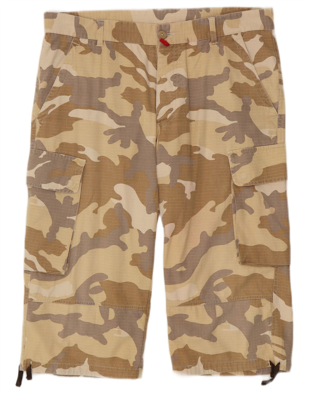Mash Herre Cargo Bermuda Shorts W36 Stor Beige Camouflage