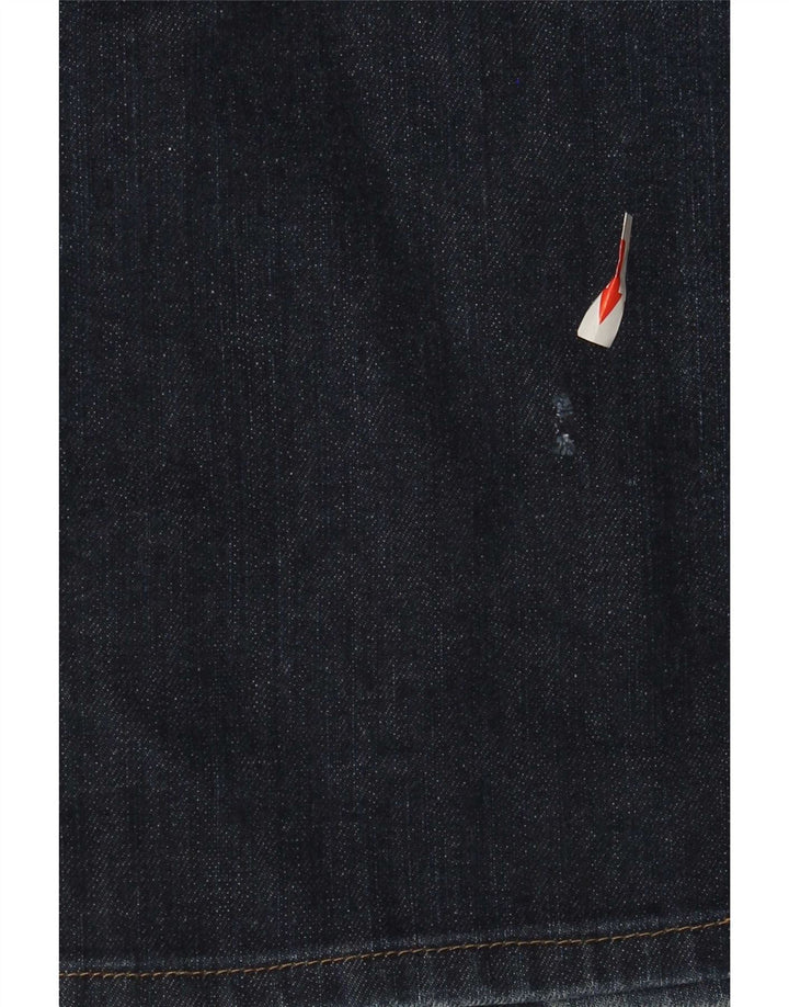 Levi's Dame 504 Straight Jeans W34 L32 Blå Bomuld