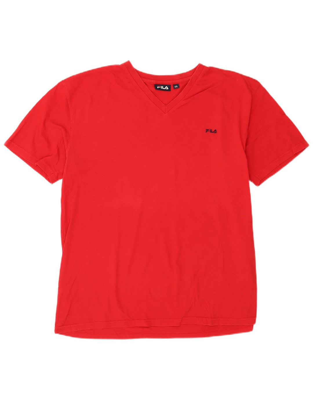 Fila Herre T-Shirt Top 2XL Rød