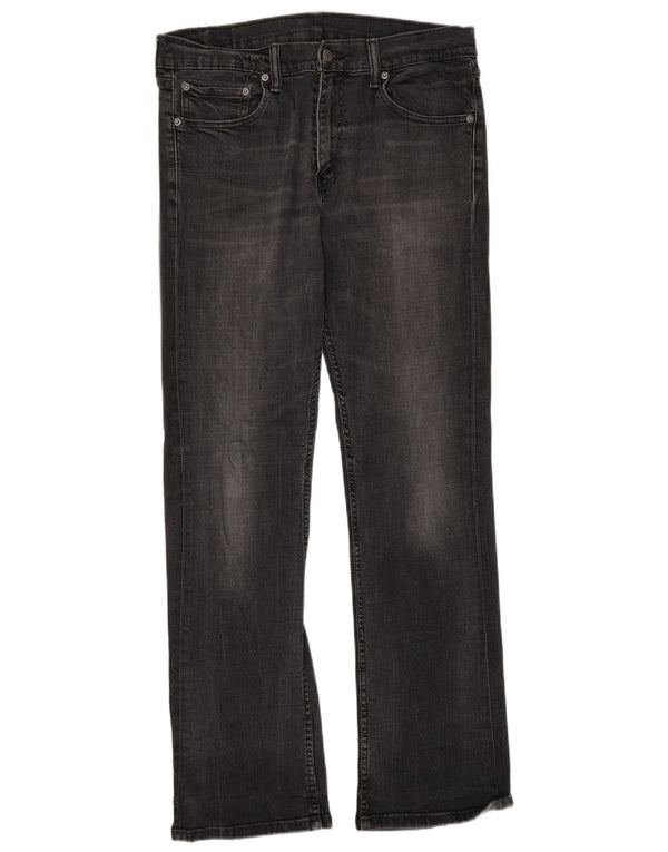 Levi's Herre 527 Bootcut Jeans W34 L32 Grå Bomuld