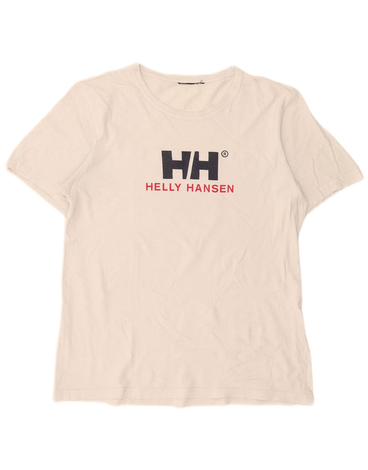 Helly Hansen Herre Grafisk T-Shirt Top Stor Hvid