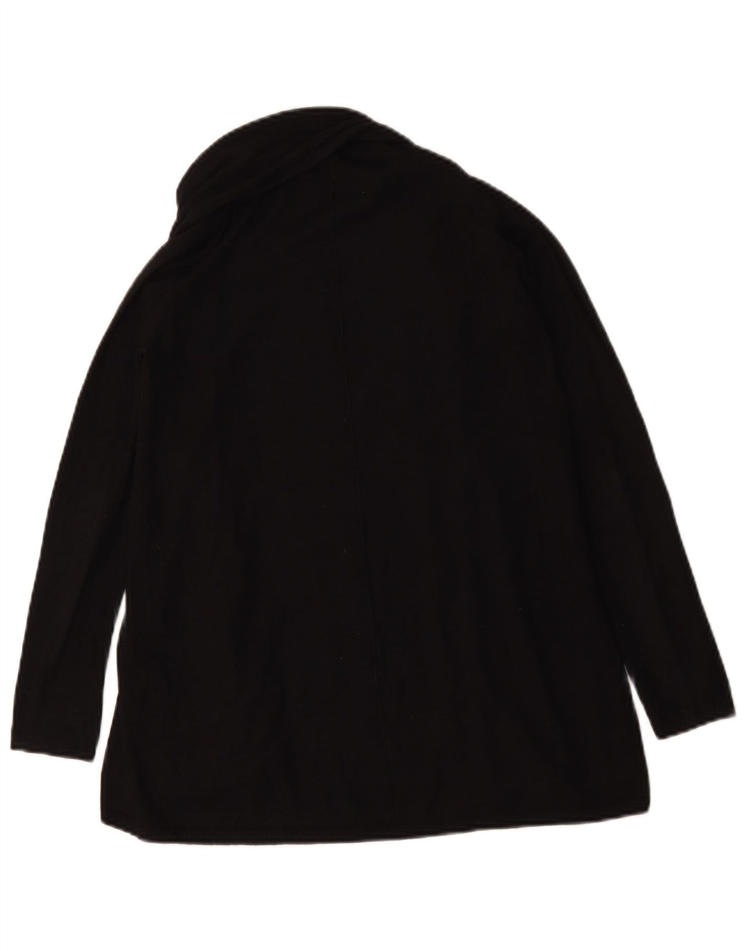 Zara Dame Cardigan Sweater UK 10 Small Black Viscose