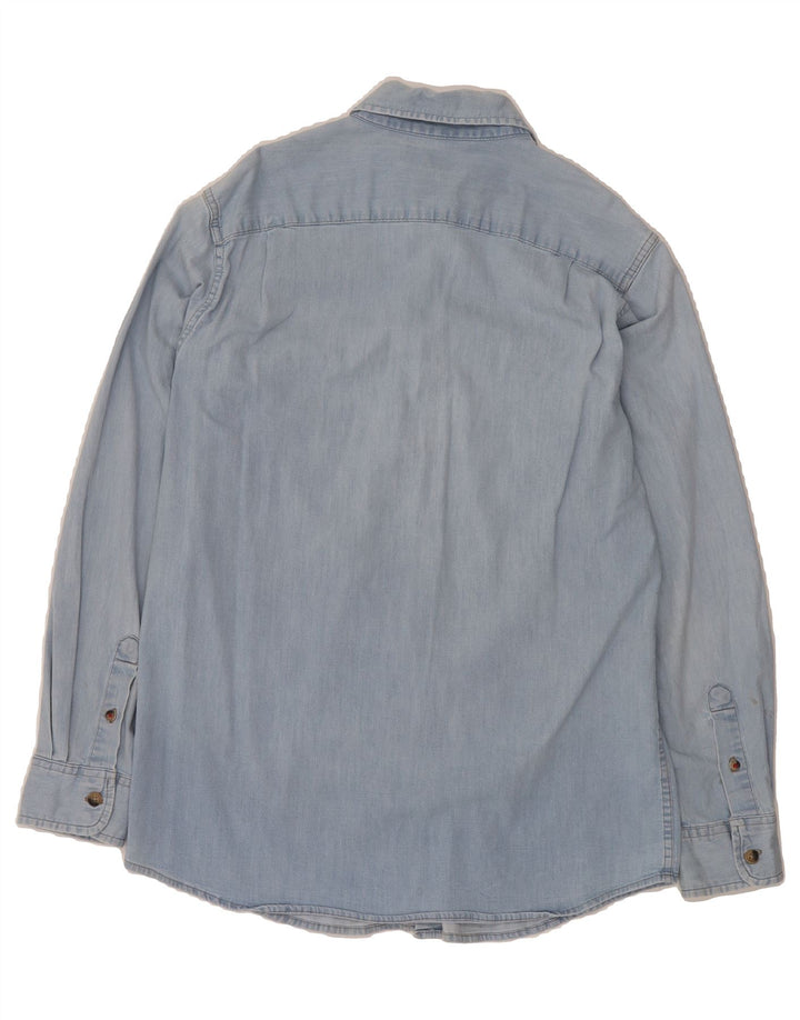 WRANGLER Mens Denim Shirt Medium Blue Cotton Vintage Wrangler and Second-Hand Wrangler from Messina Hembry 