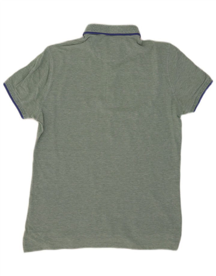 MASSIMO DUTTI Herre poloshirt Medium Grøn Flecked