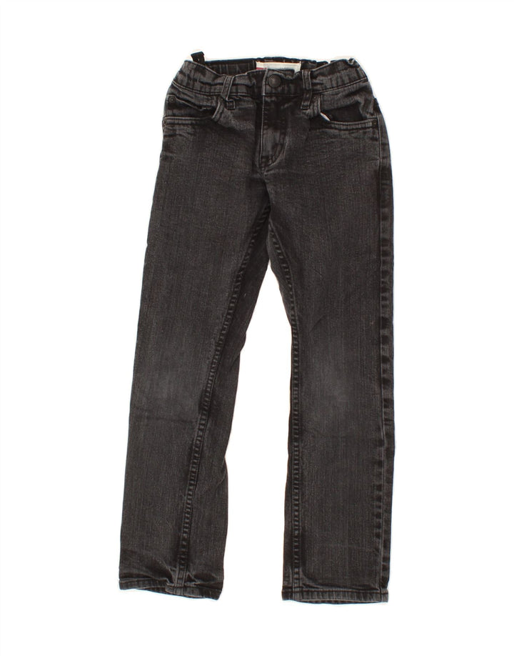 LEVI'S Boys Straight Jeans 7-8 Years W24 L22 Grey Cotton Vintage Levi's and Second-Hand Levi's from Messina Hembry 